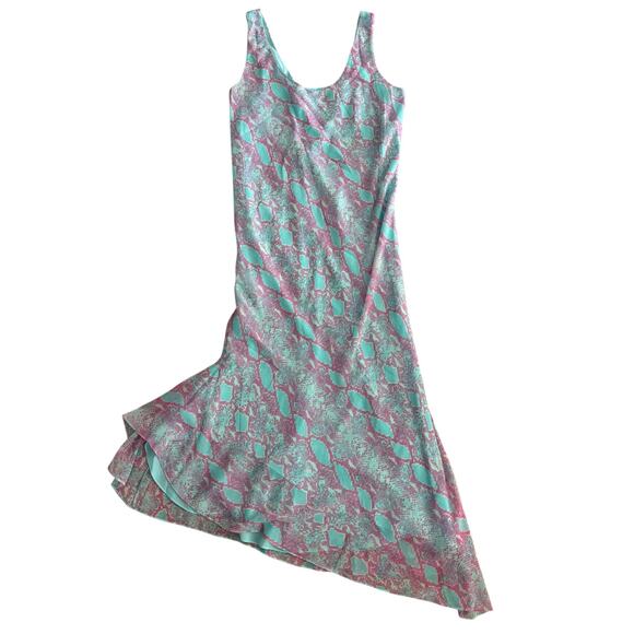 DIANE VON FURSTENBERG TAILIA DRESS IN SEA PYTHON SIZE 12 NWOT - Picture 2 of 7